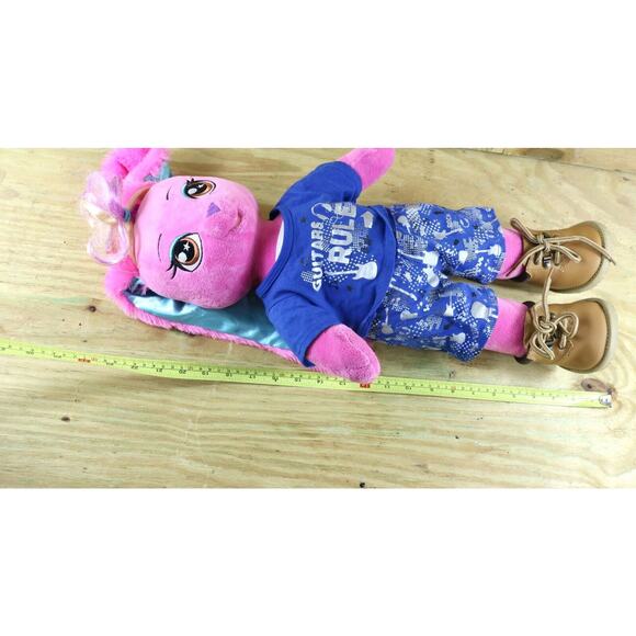 Build A Bear Plush HG Honey Girl Risa Pink BABW Clothes No Sound 2 Outfits - Picture 3 of 8